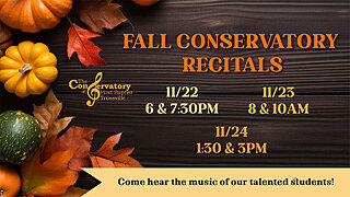 Conservatory Recitals