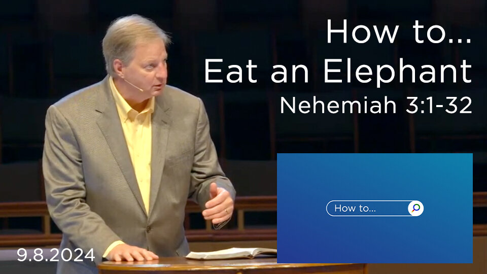 How To Eat an Elephant